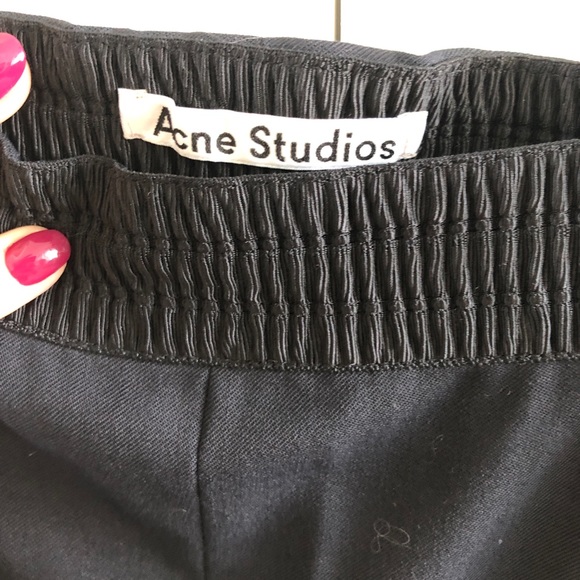 Acne Hey Wool Trousers - Picture 4 of 9